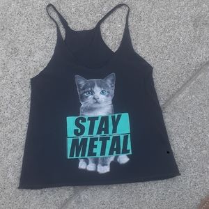 Miss may I. "Stay metal" razor back